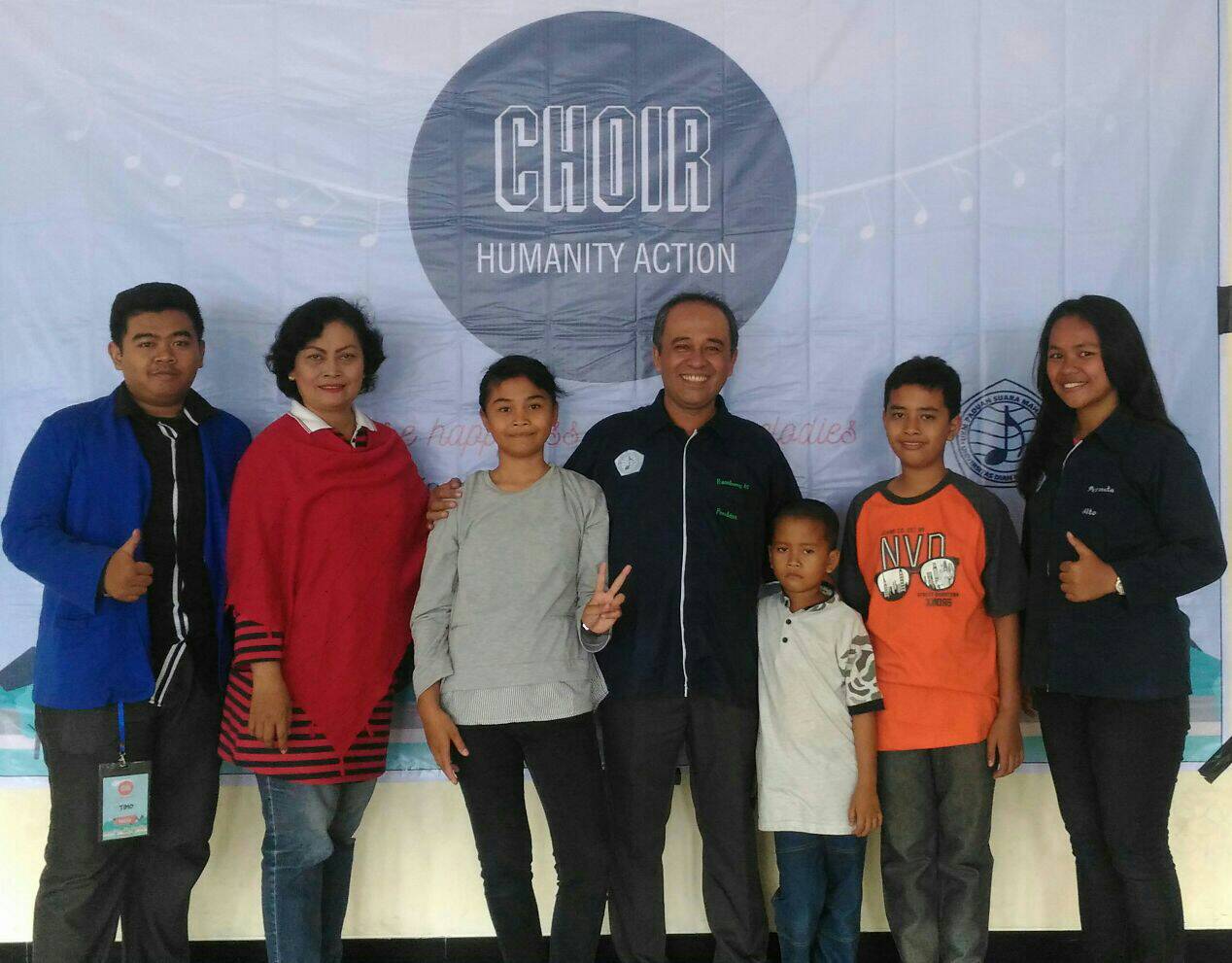 foto bersama dengan keluarga Bapak Bambang Minarso