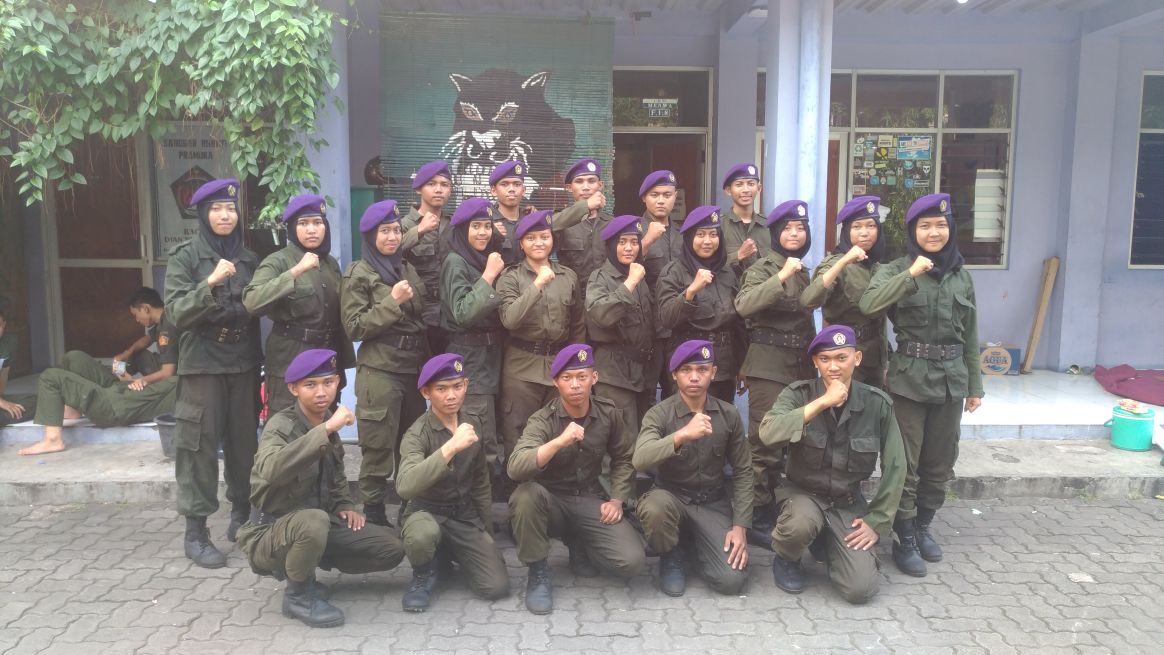 Foto bersama Yudha 27 Resimen Mahasiswa Batalyon 948 MK