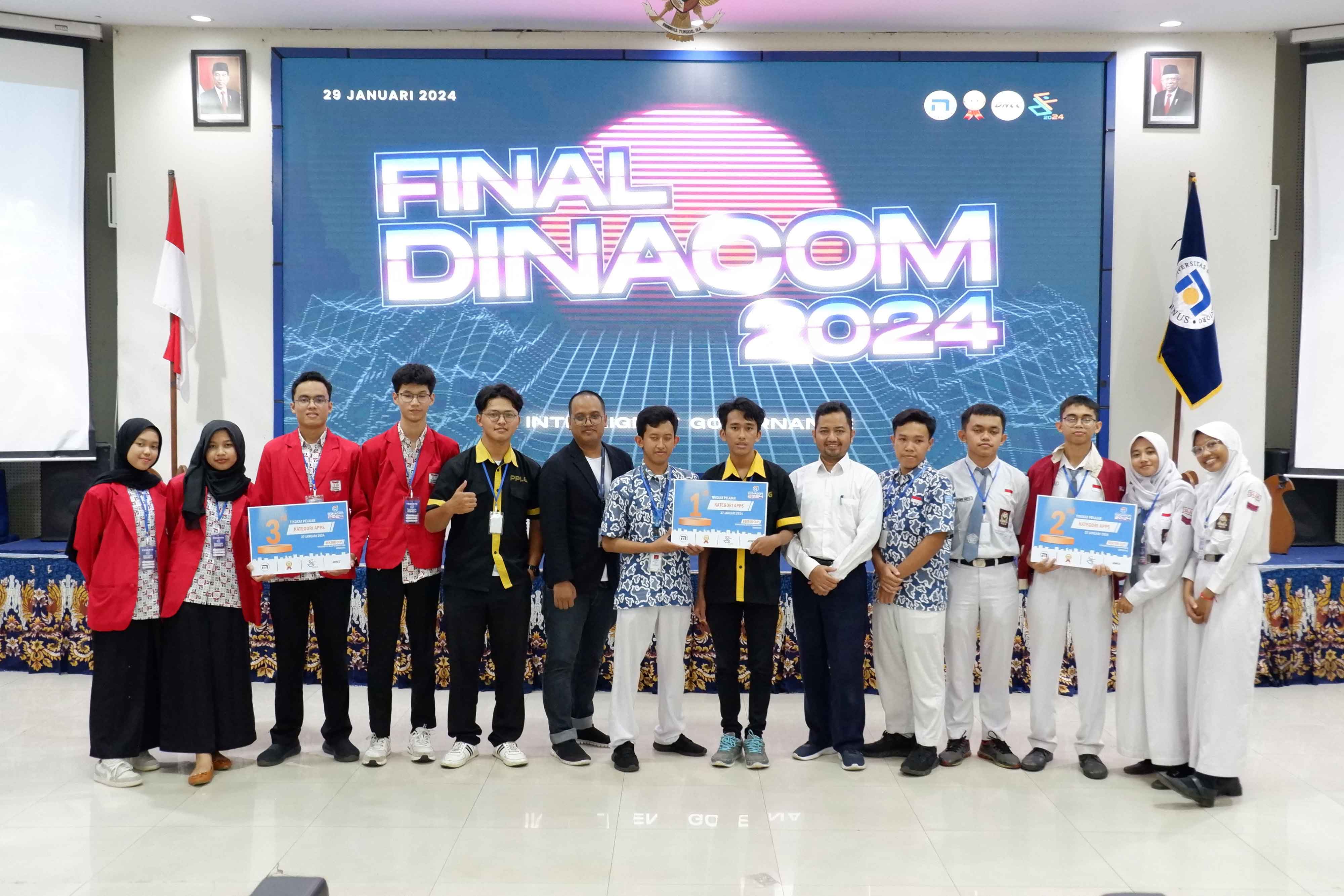 Pemenang DINACOM 2024 Kategori Pelajar SMA/SMK