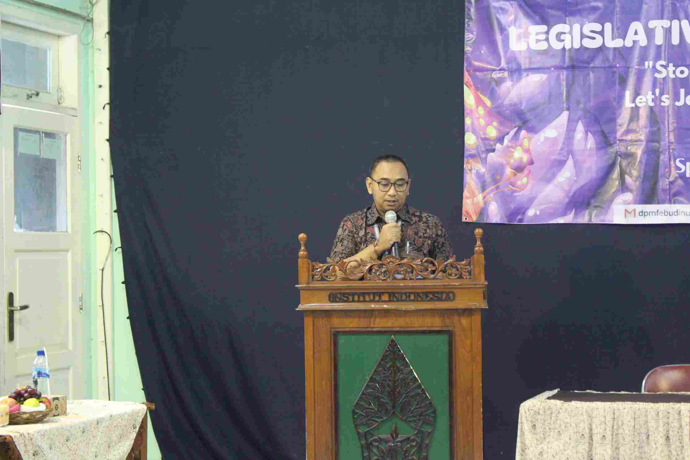 Sambutan Koormawa di SMA Institut Indonesia