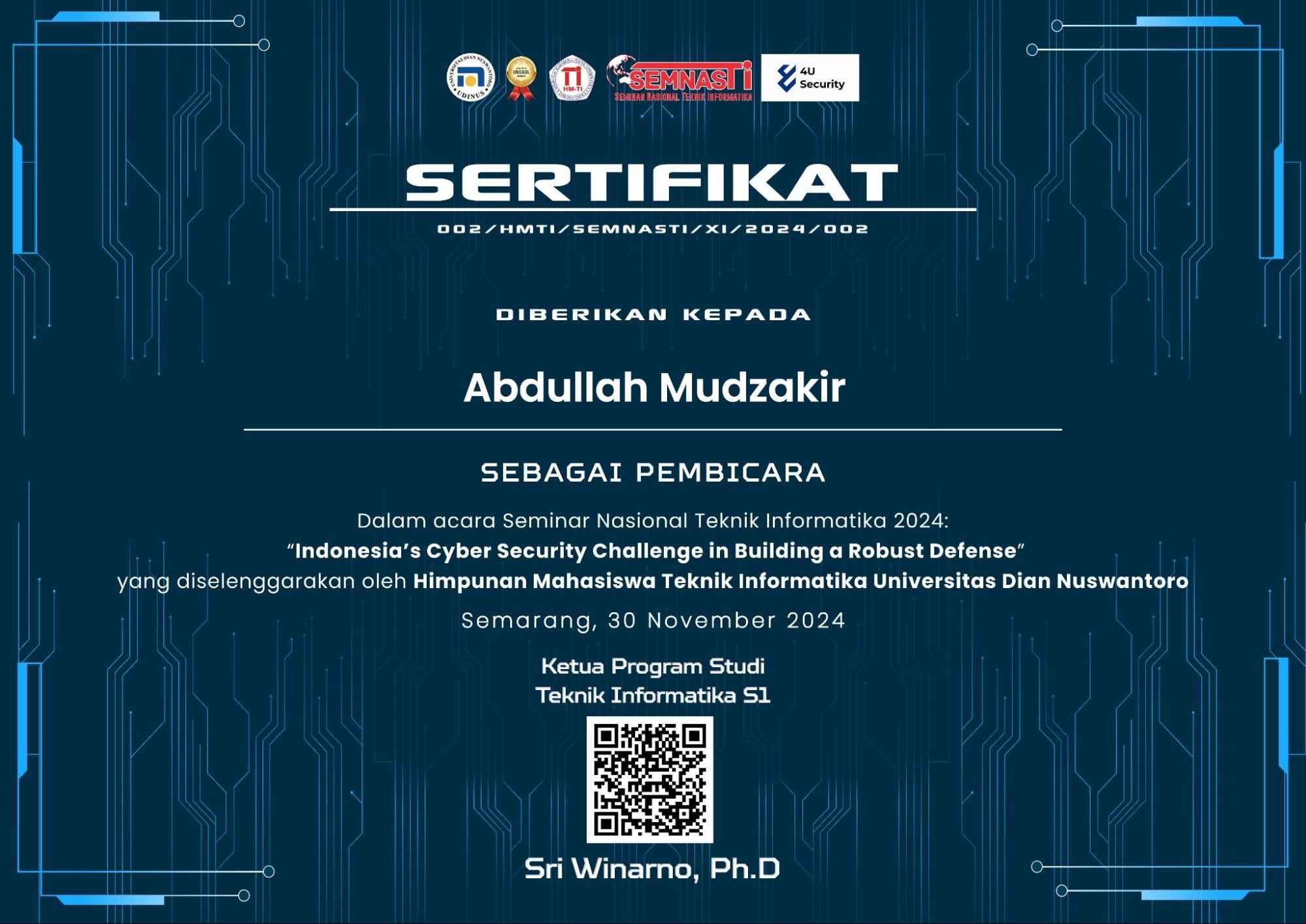 Seminar Nasional Teknik Informatika