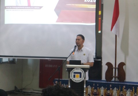 Sambutan dan Pembukaan Acara oleh Rektor Udinus