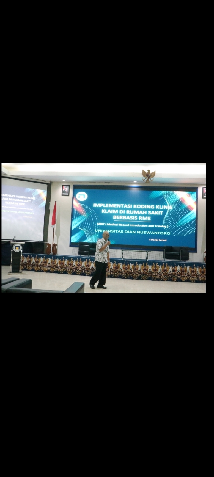 Penyampaian materi oleh Bapak S Deddy Setiadi, A.md