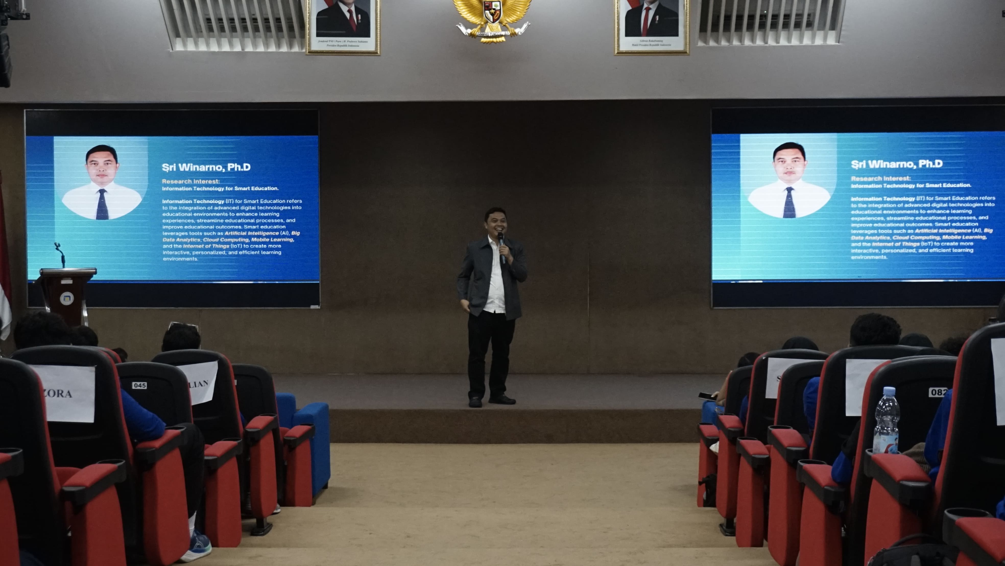 Penyampaian Materi 1 Oleh Bapak Dekan