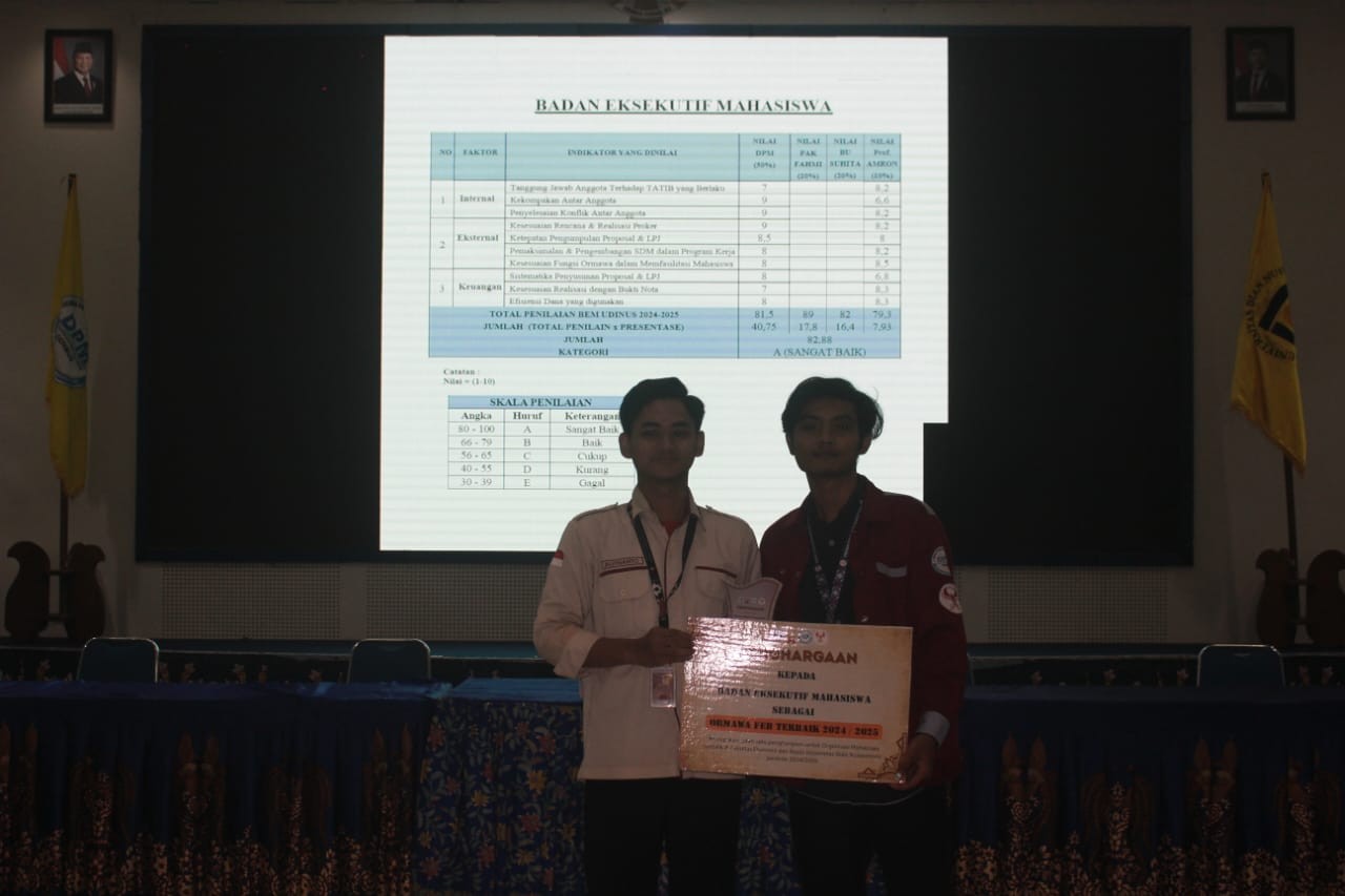 Pengumuman Ormawa Terbaik 