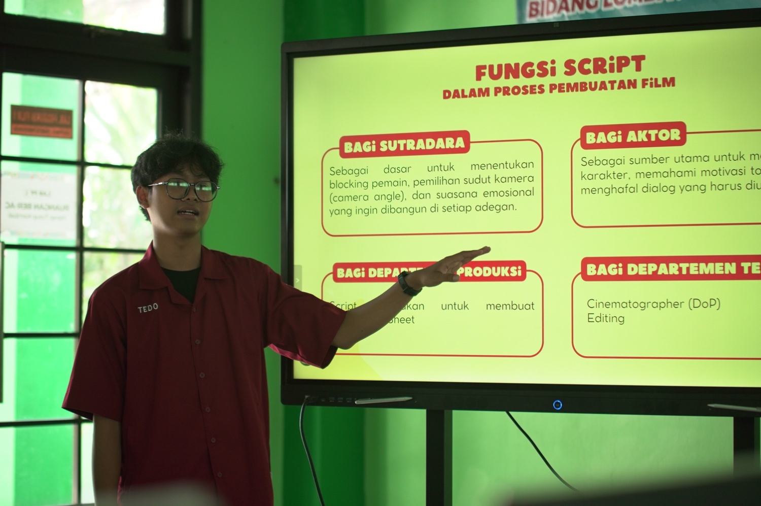 Pemaparan materi dasar per-divisi