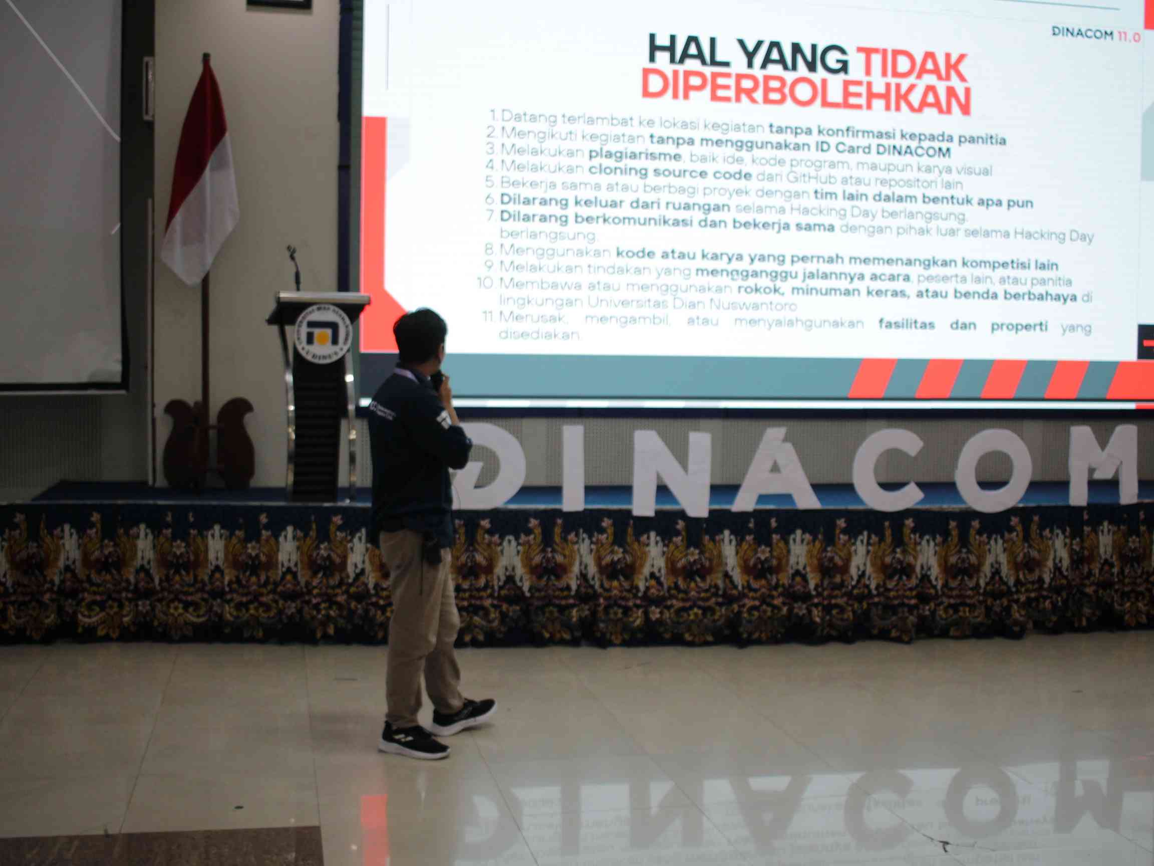 Pemaparan Konsep Hackathon oleh Sie Lomba