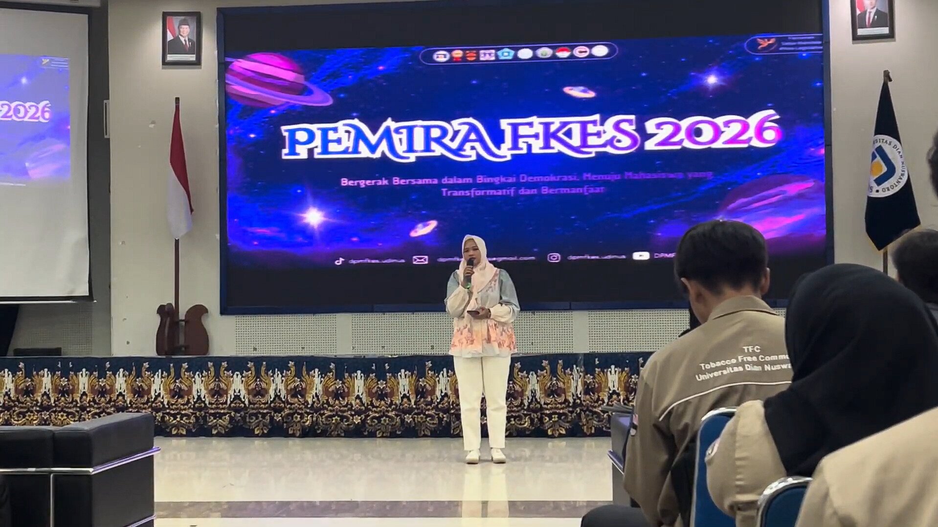 Penyampaian Kesan Pesan Koormawa Bidang Penalaran Fakultas Kesehatan