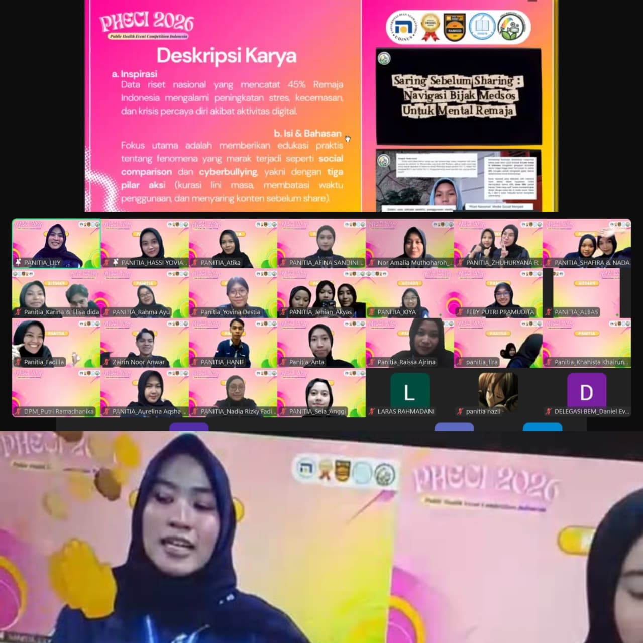Presentasi Video Edukasi dan Penilaian Juri, Dokumentasi Video Edukasi, Penutup