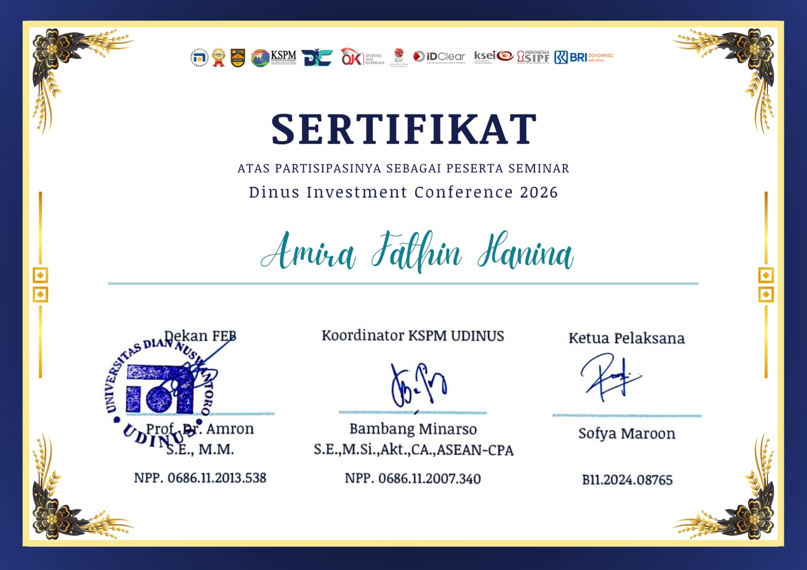 Dinus Investment Conference