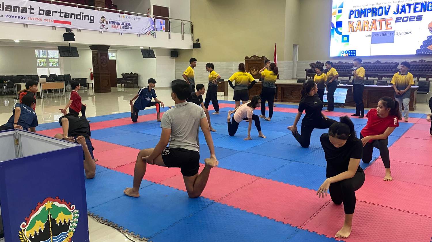 pemanasan sebelum pertandingan