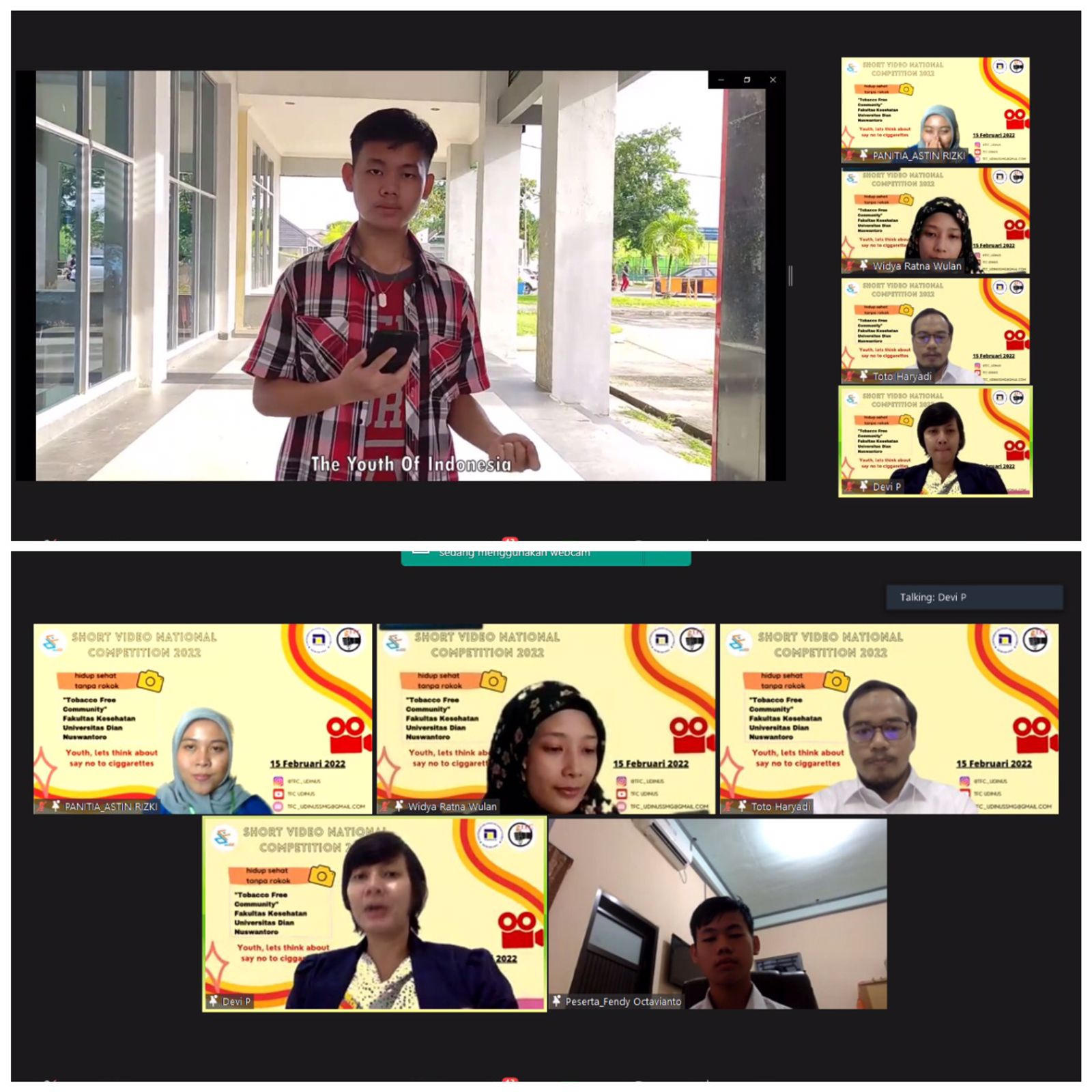 Presentasi dan Komentar Juri Video Peserta Kategori SMA/SMK/MA